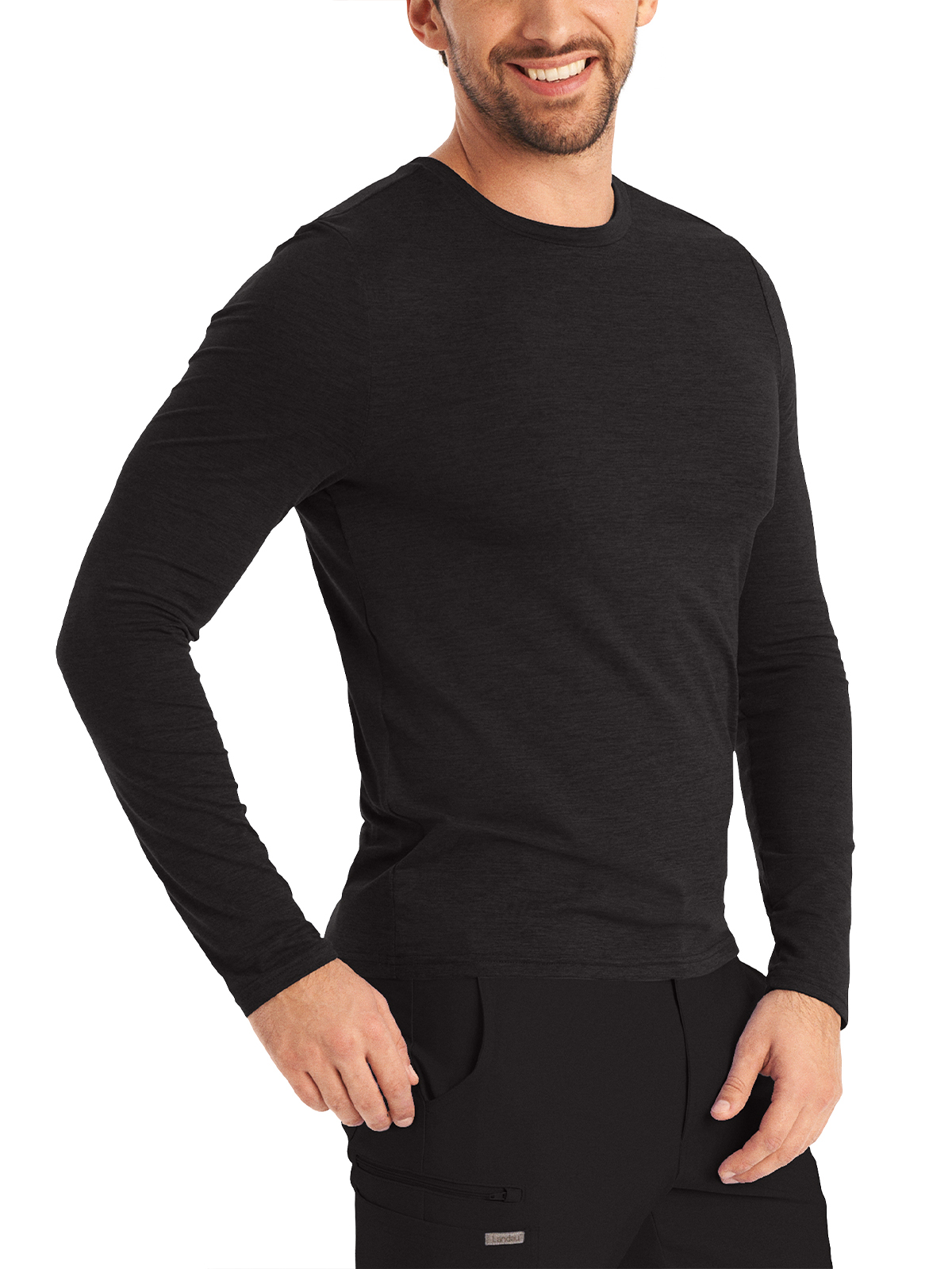 Landau - Forward - Men's Long-Sleeve Crew Neck Underscrub Tee 13