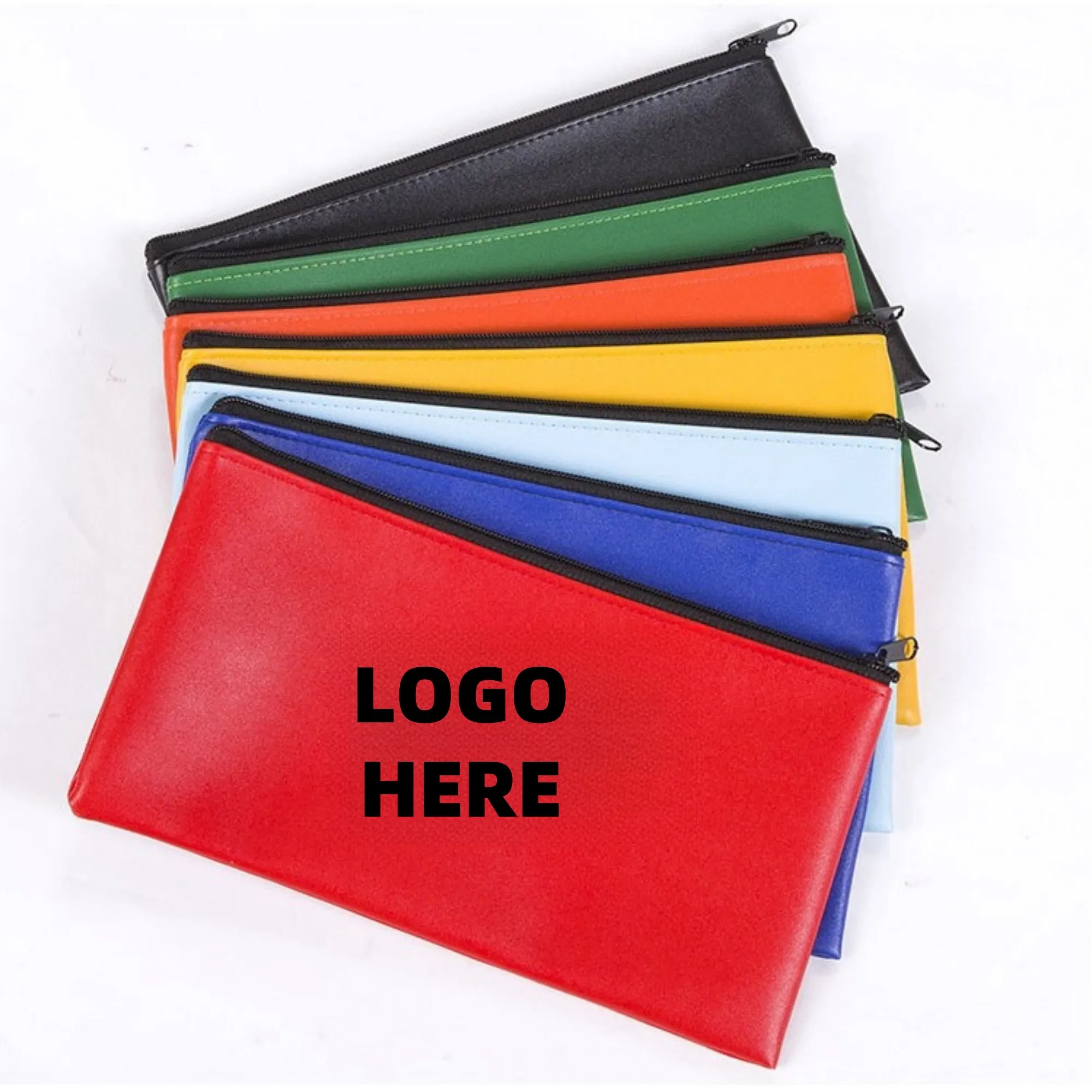 Leather Storage Bag With Zipper