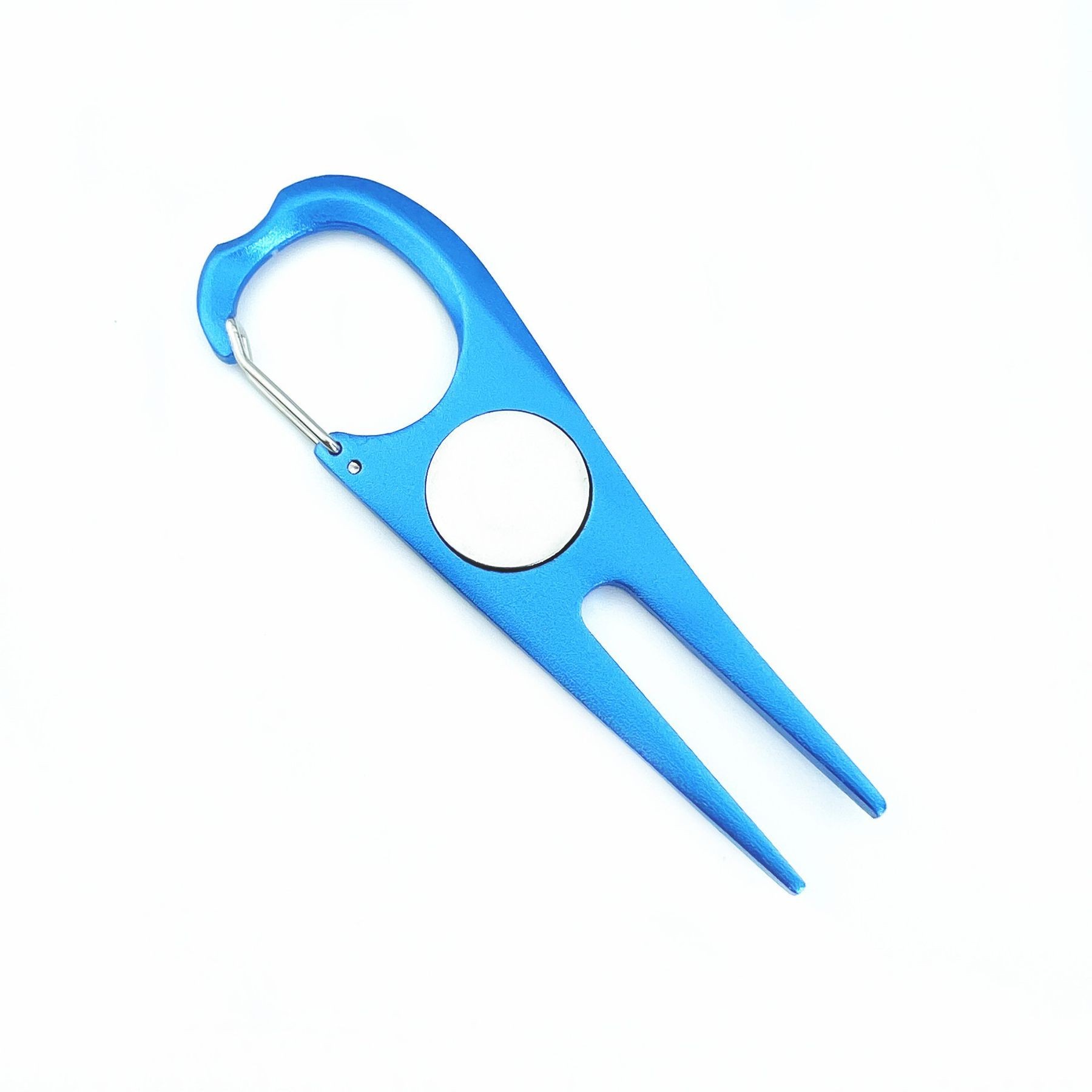 Aluminum Golf Green Fork Golf Ball Club Divot Repair Tool 15