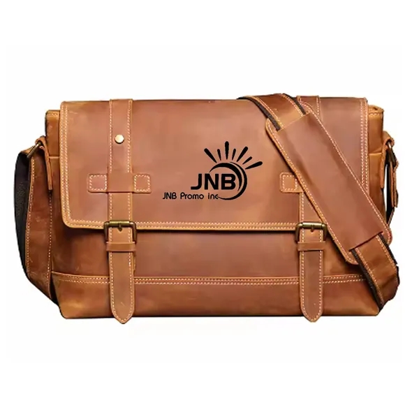 Vintage Crazy Horse Leather Shoulder Bag