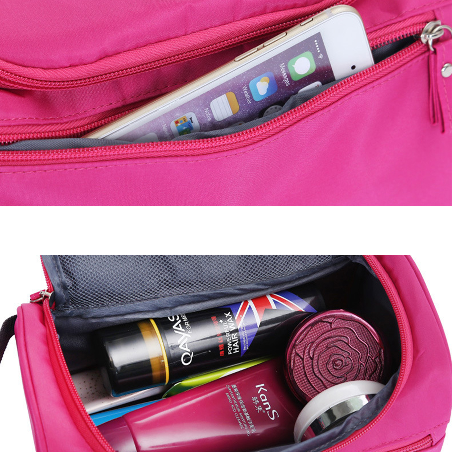Travel toiletry cosmetic bags 8