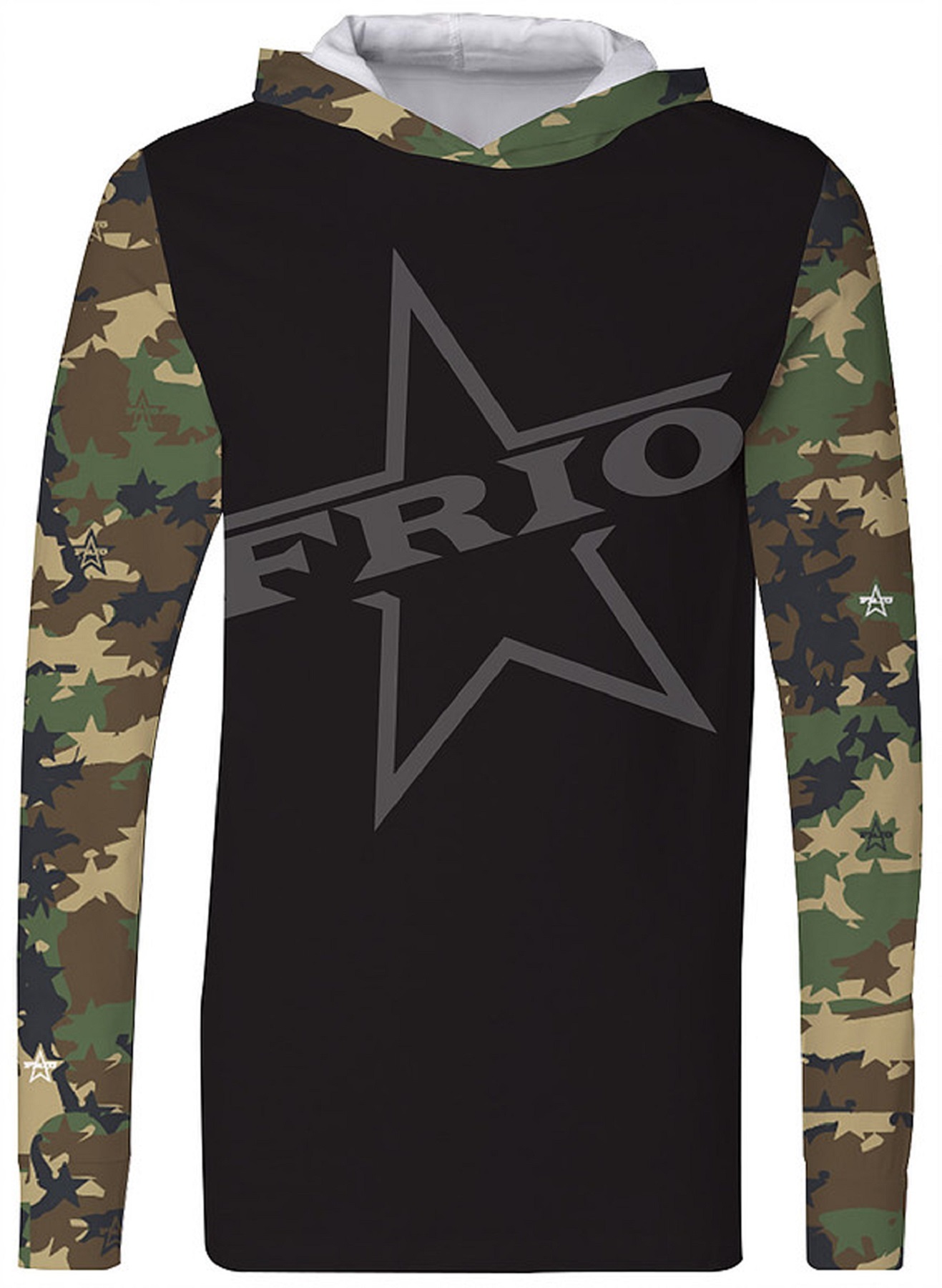 Long Sleeve Hoodie Cut & Sew