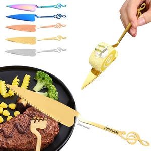 Serrated Edge Pizza And Cake Spatula Cutter 9