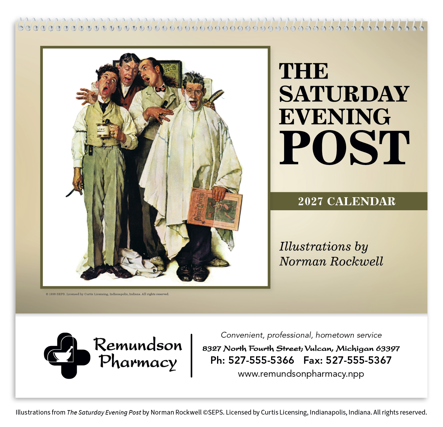 Triumph® Calendars The Saturday Evening Post Pocket Calendar 48