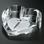 Slant Heart Paperweight 4