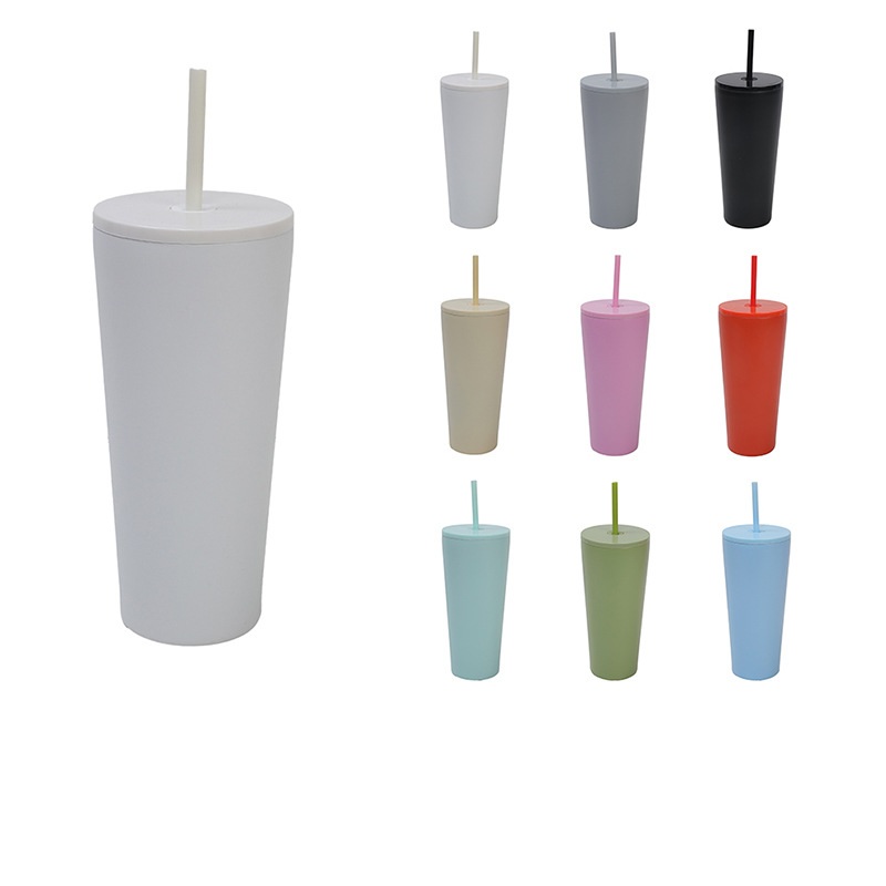 24 oz Stainless Steel Insulated Tumbler W/ Straw 12