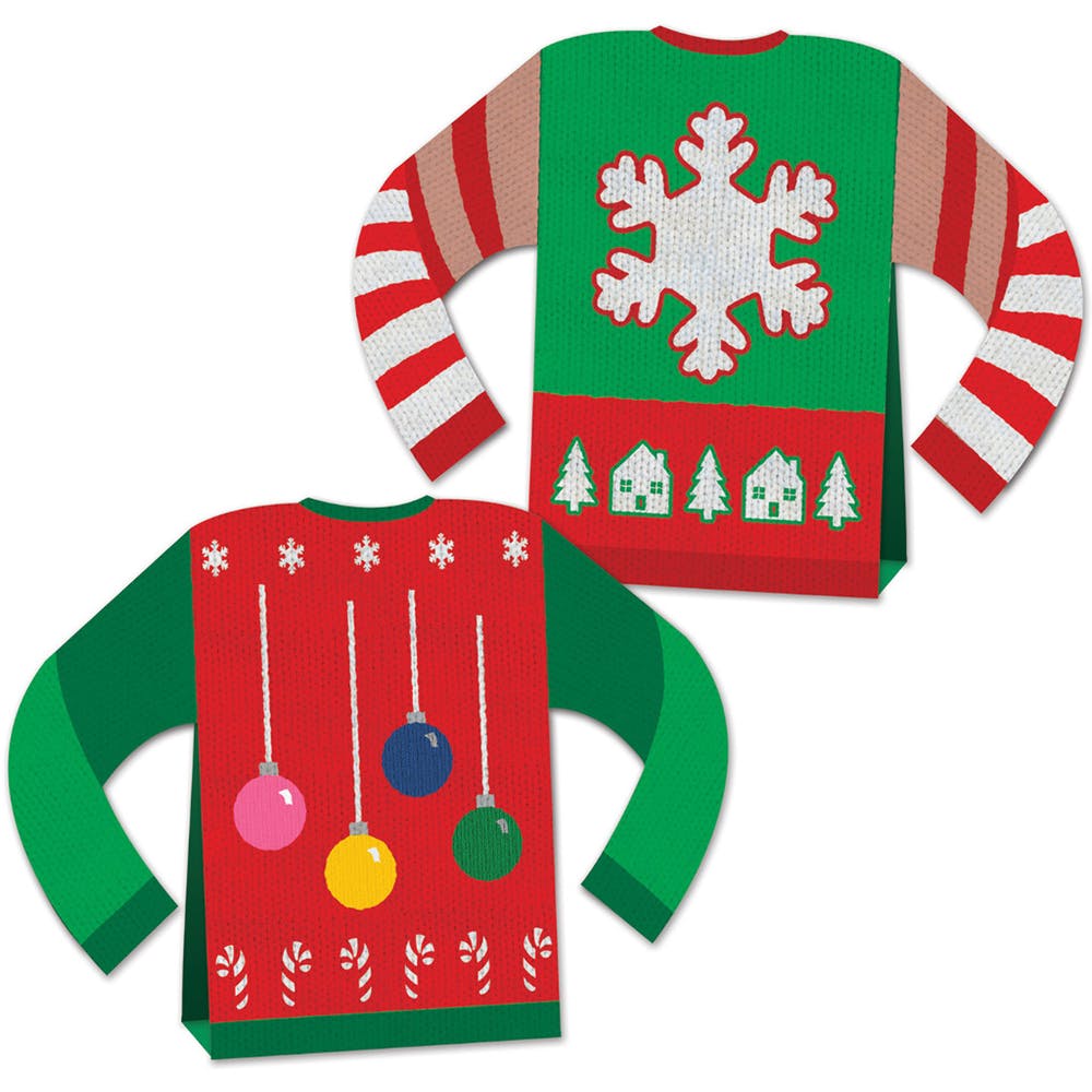 Christmas Centerpieces - Ugly Sweater 8" 2