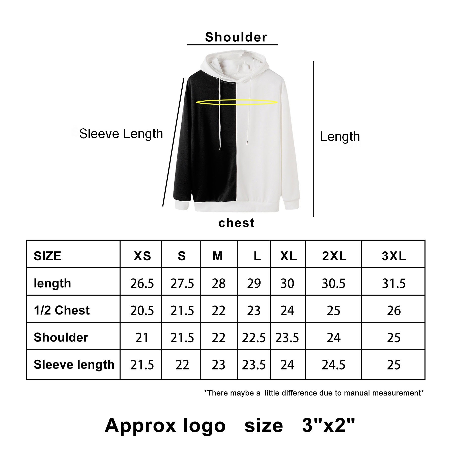 Color Block Long Sleeve Hoodies Sweatshirt 2