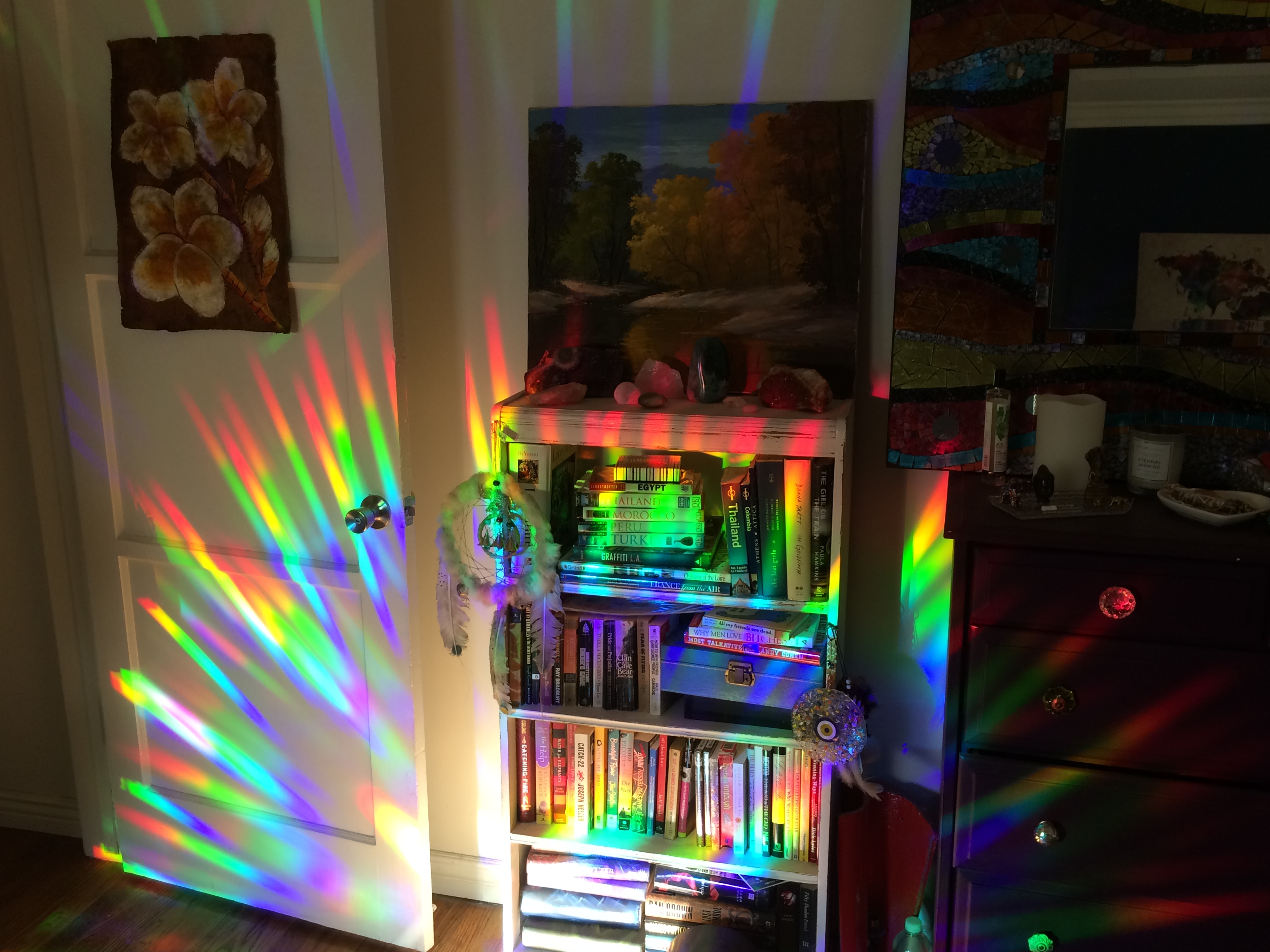 Window Decals - The Chakra Set Sun Catchers - Holographic Rainbow Window Stickers 7