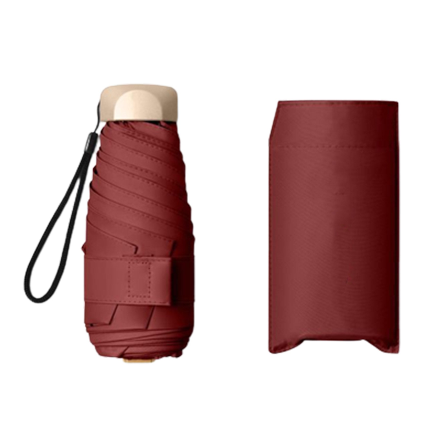 20-Inch 5-Fold Portable Folding Umbrella 2