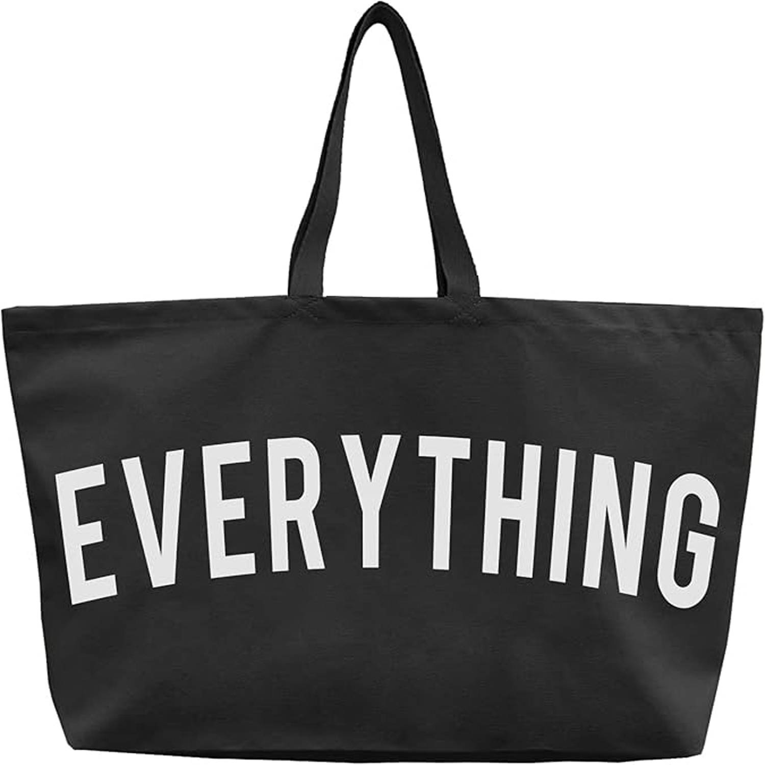 Large Capacity Portable Canvas Tote Bag, custom tote bag with logo imprint 2