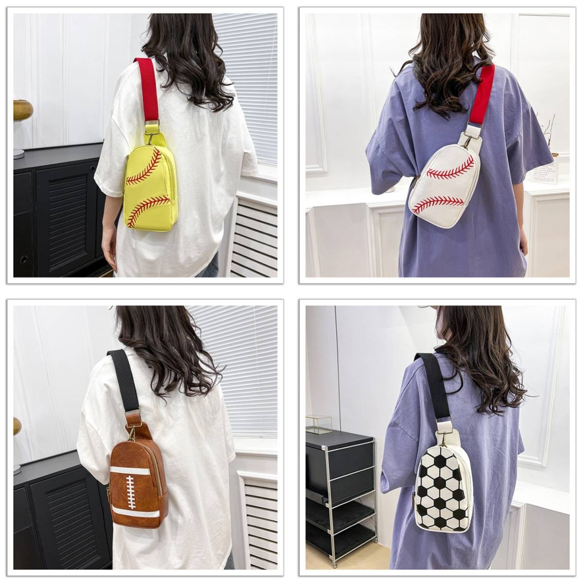 PU Leather Small Chest Sling Bag 2