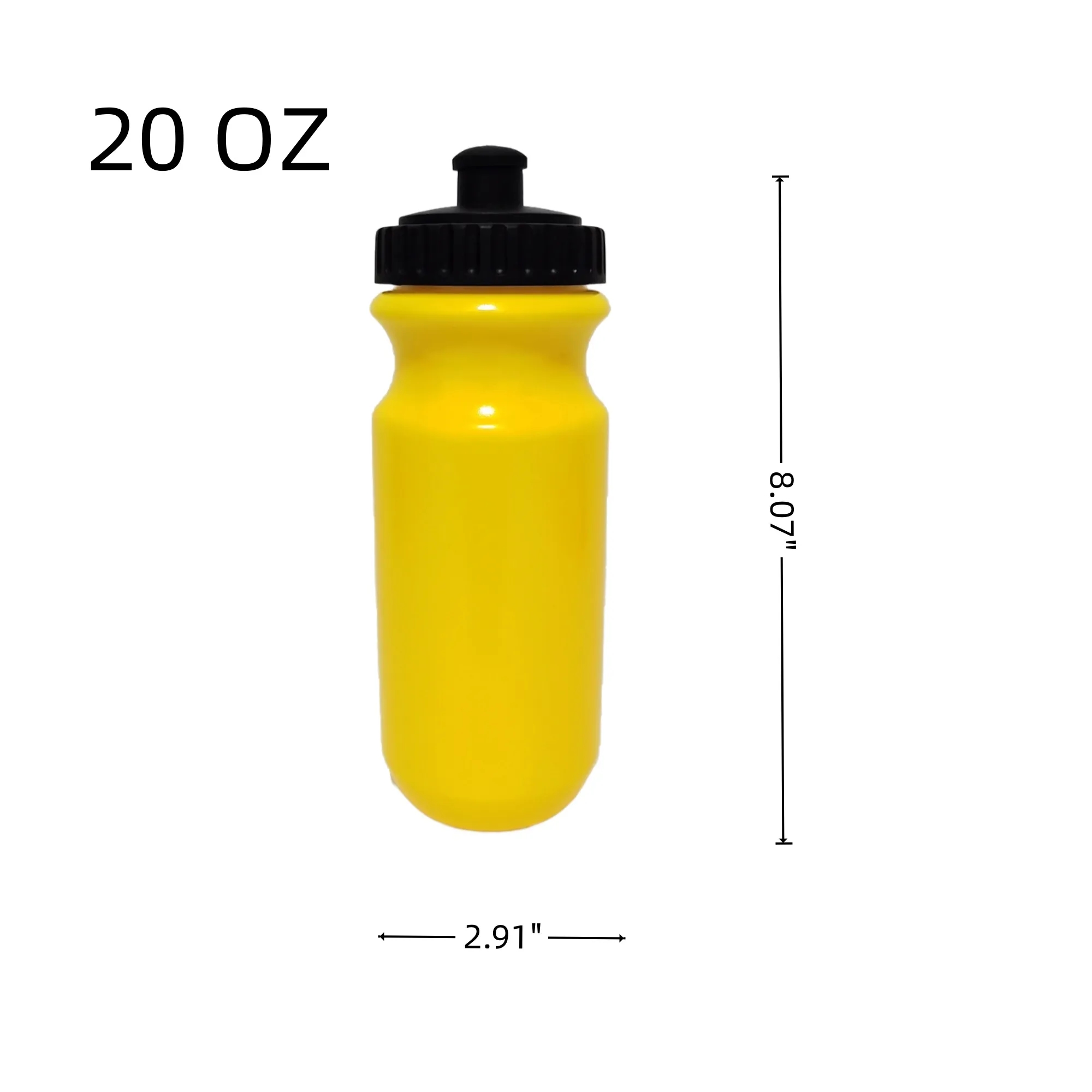20 OZ Outdoor Plastic Sports Water Bottle 2