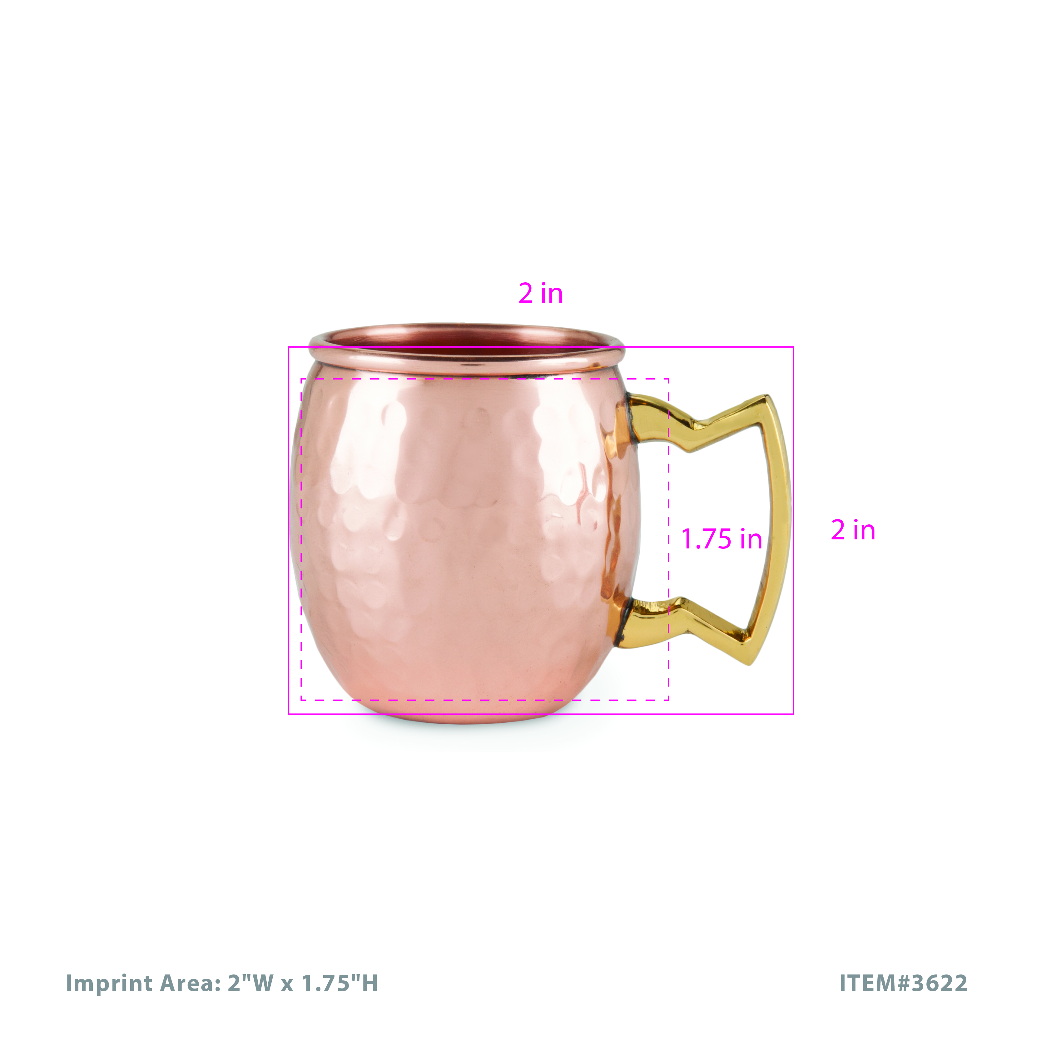 Twine Living® Moscow Mule Shot Mug 6