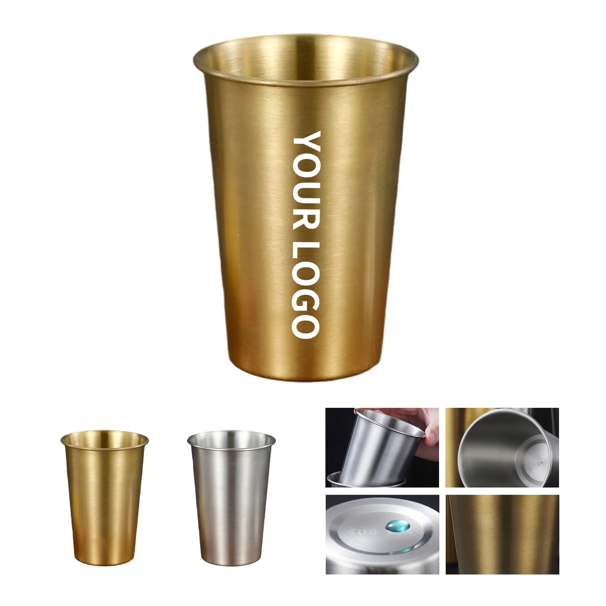 Stainless Steel Wine Glass 2