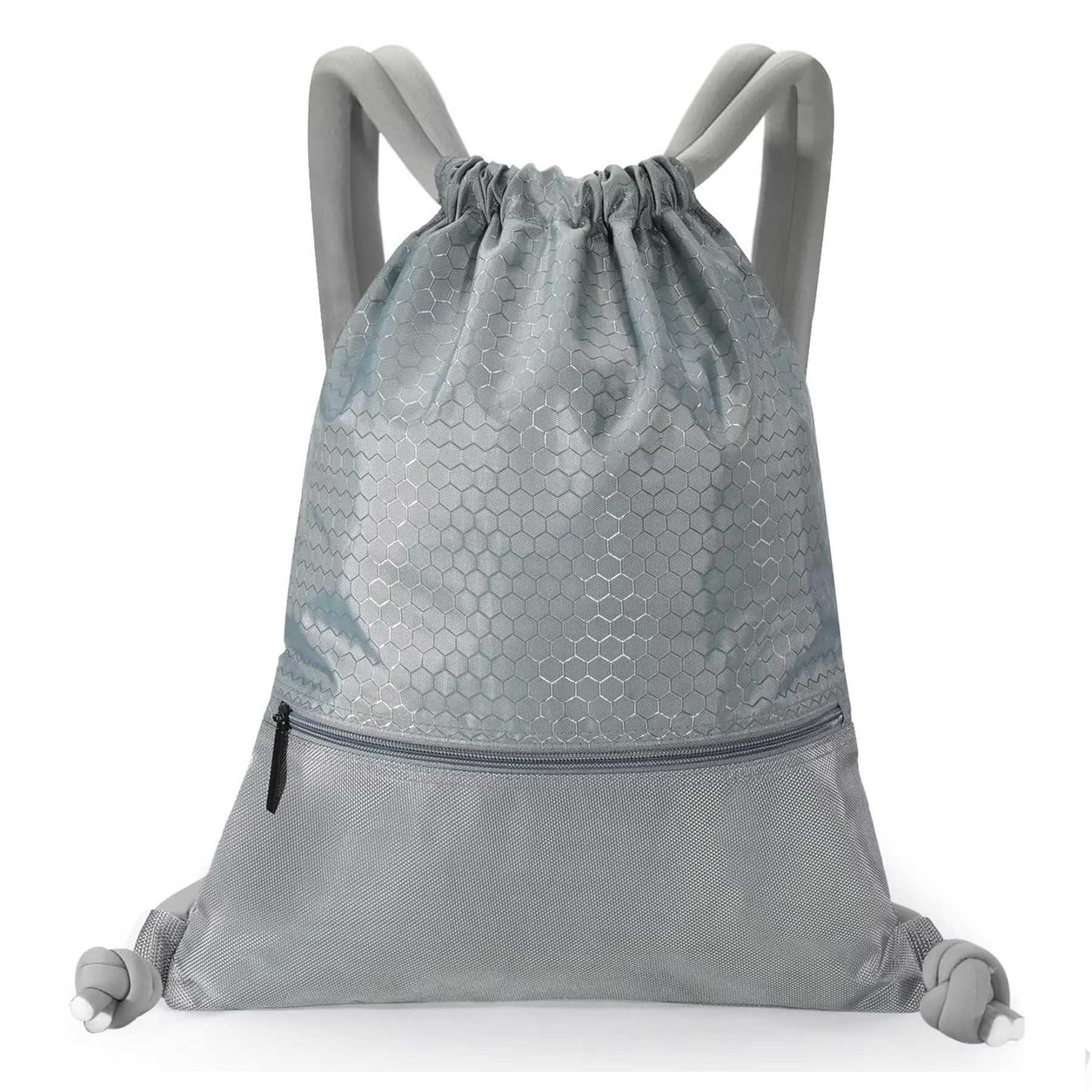Sports Drawstring Zipper Backpack 4