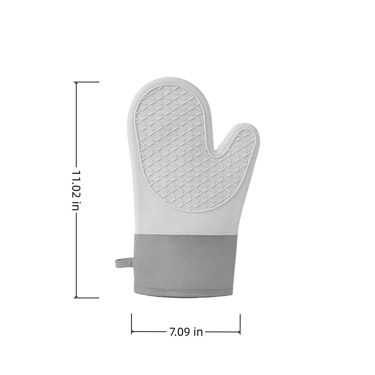 High-temperature Oven Two-finger Silicone Gloves 2