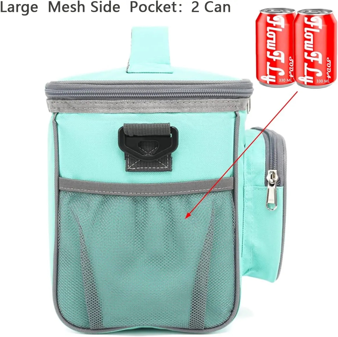 Oxford Cloth Insulation Picnic Lunch Bag 6
