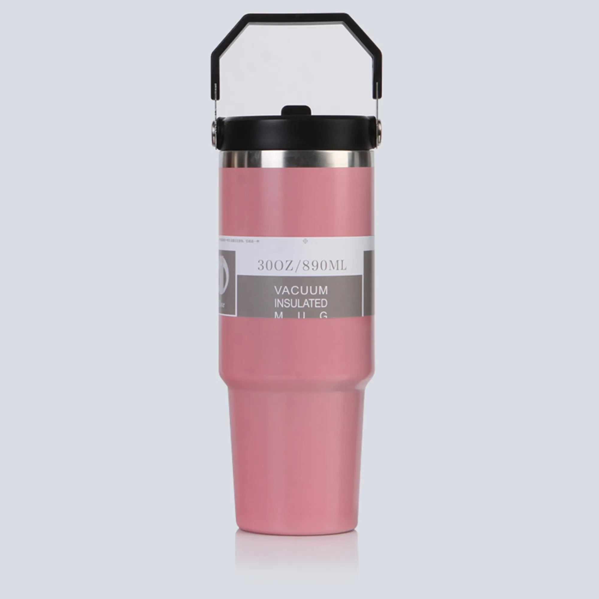Stainless Steel Car Cup Ice Vacuum Coffee with Straw 14
