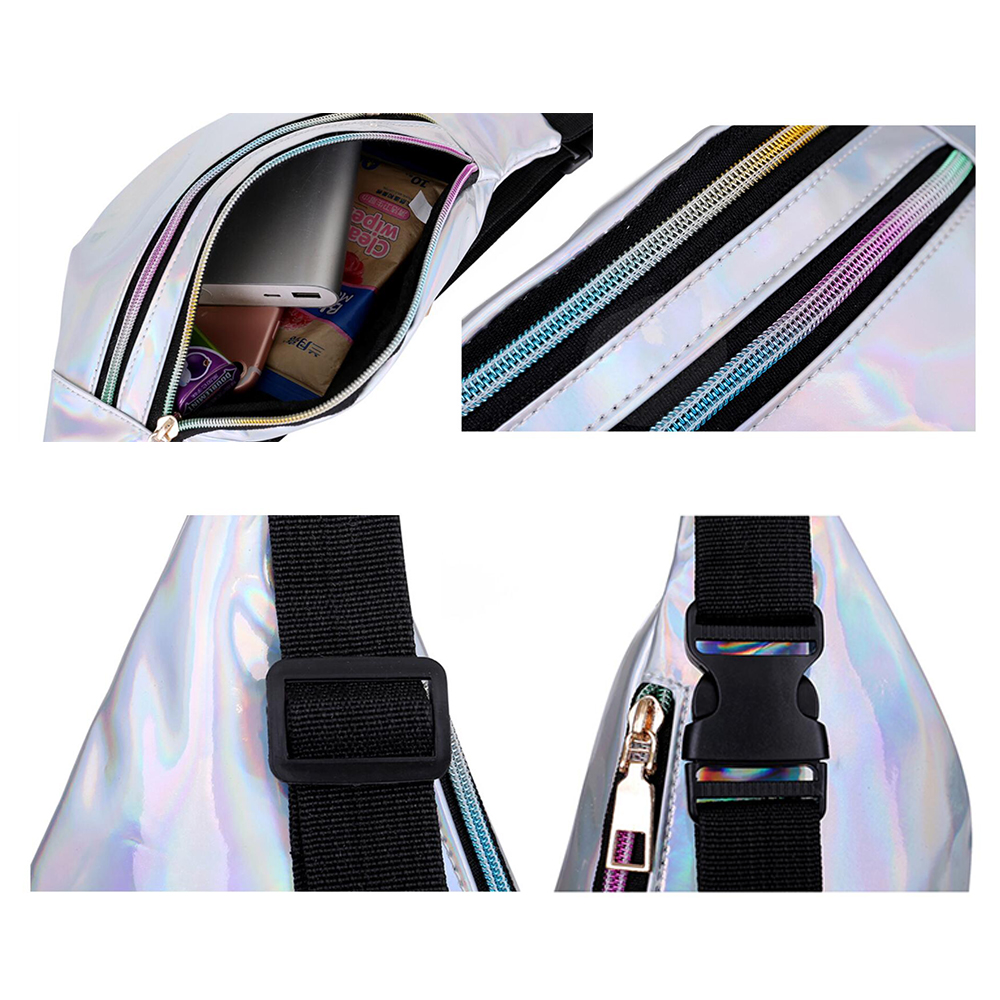 PU Two-Pocket Crossbody / Fanny Bag 6