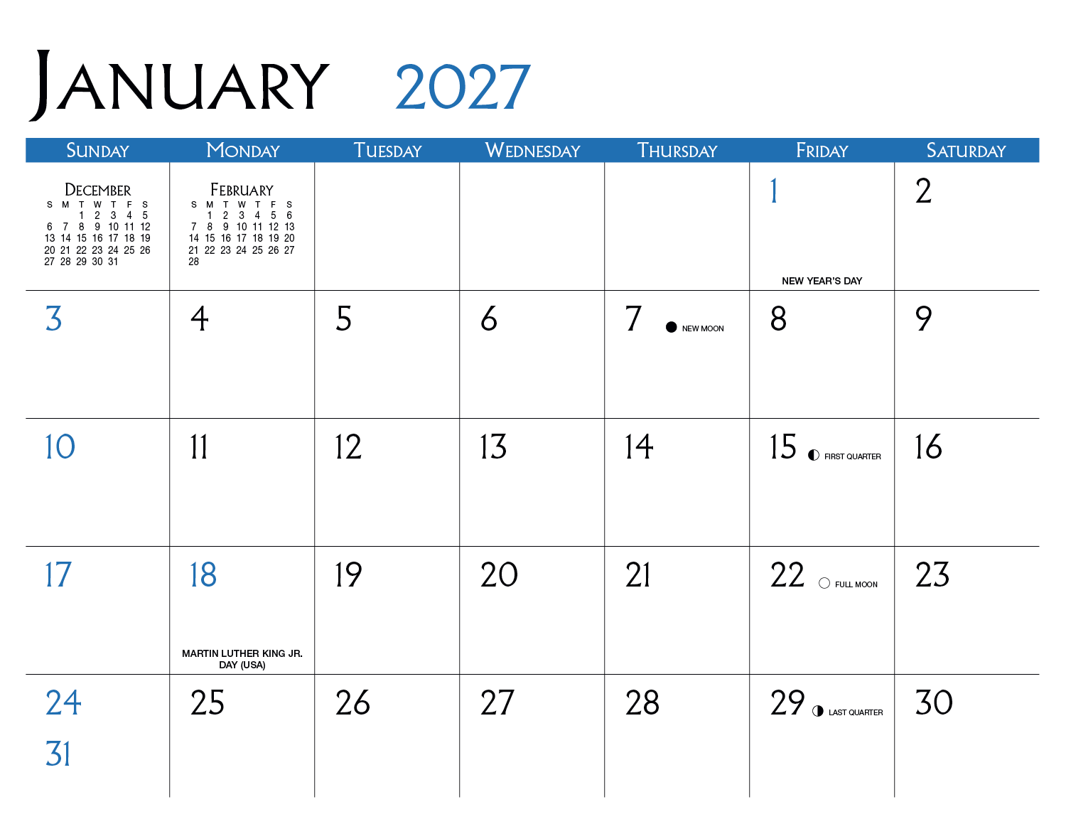 Triumph® Calendars Small Quantity Custom - Stapled Calendar 27