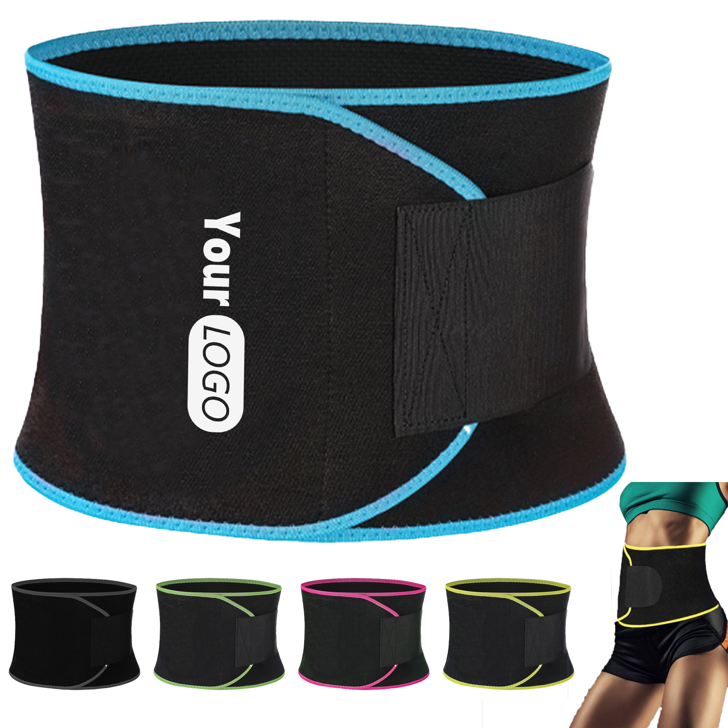 Rubber Breathable Waist Protection Belt 3