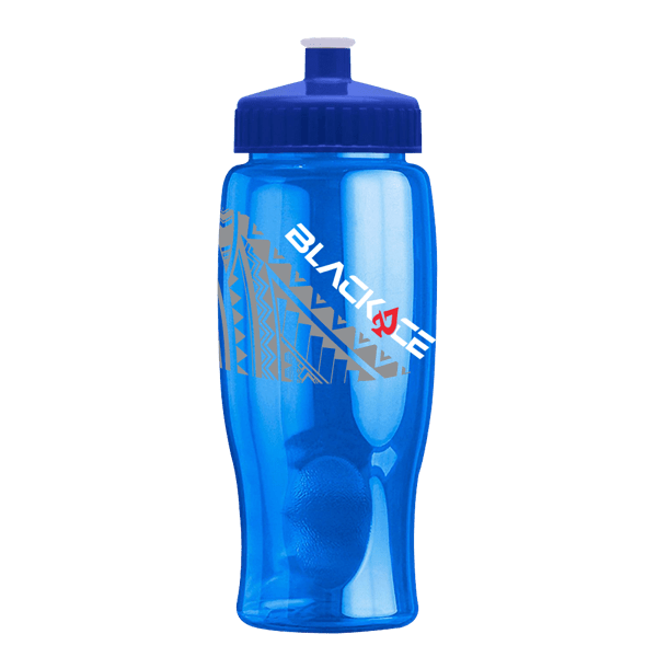 Rotation 27oz Transparent Contour Bottle w/Push-Pull Lid 62