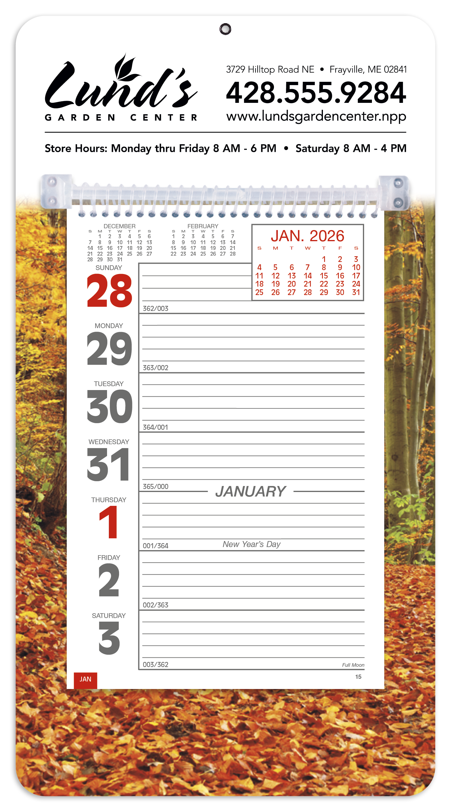 Triumph® Calendars Full-Color Weekly Memo Calendar 52