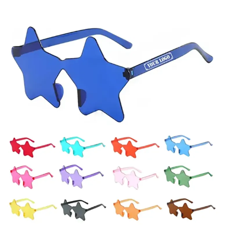 Star Shaped Rimless Sunglasses 2