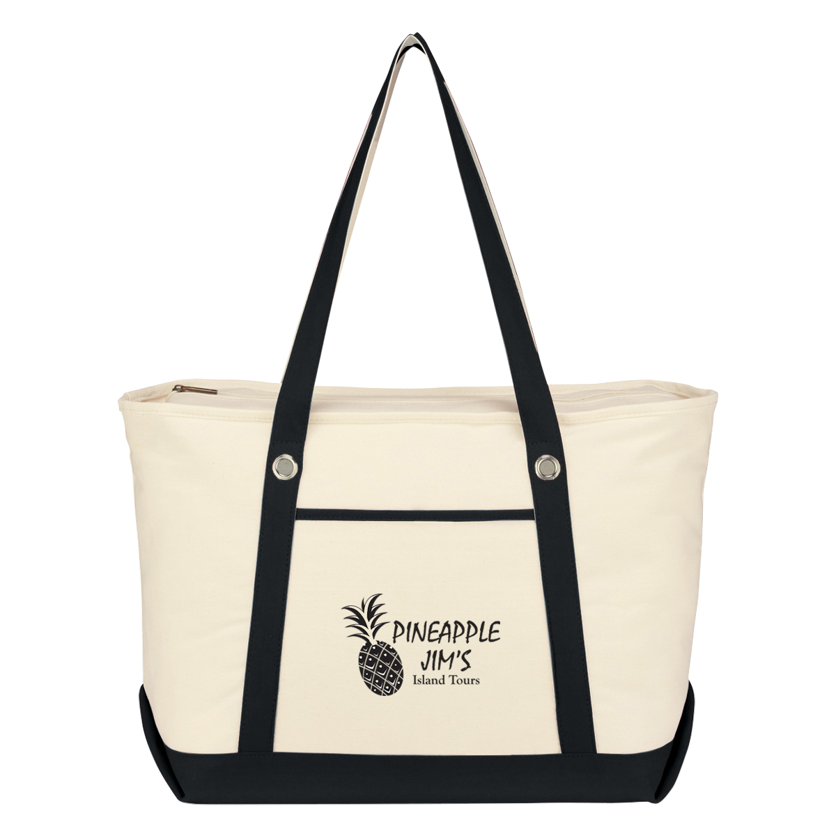 Large 12 Oz. Cotton Canvas Sailing Tote Bag 15