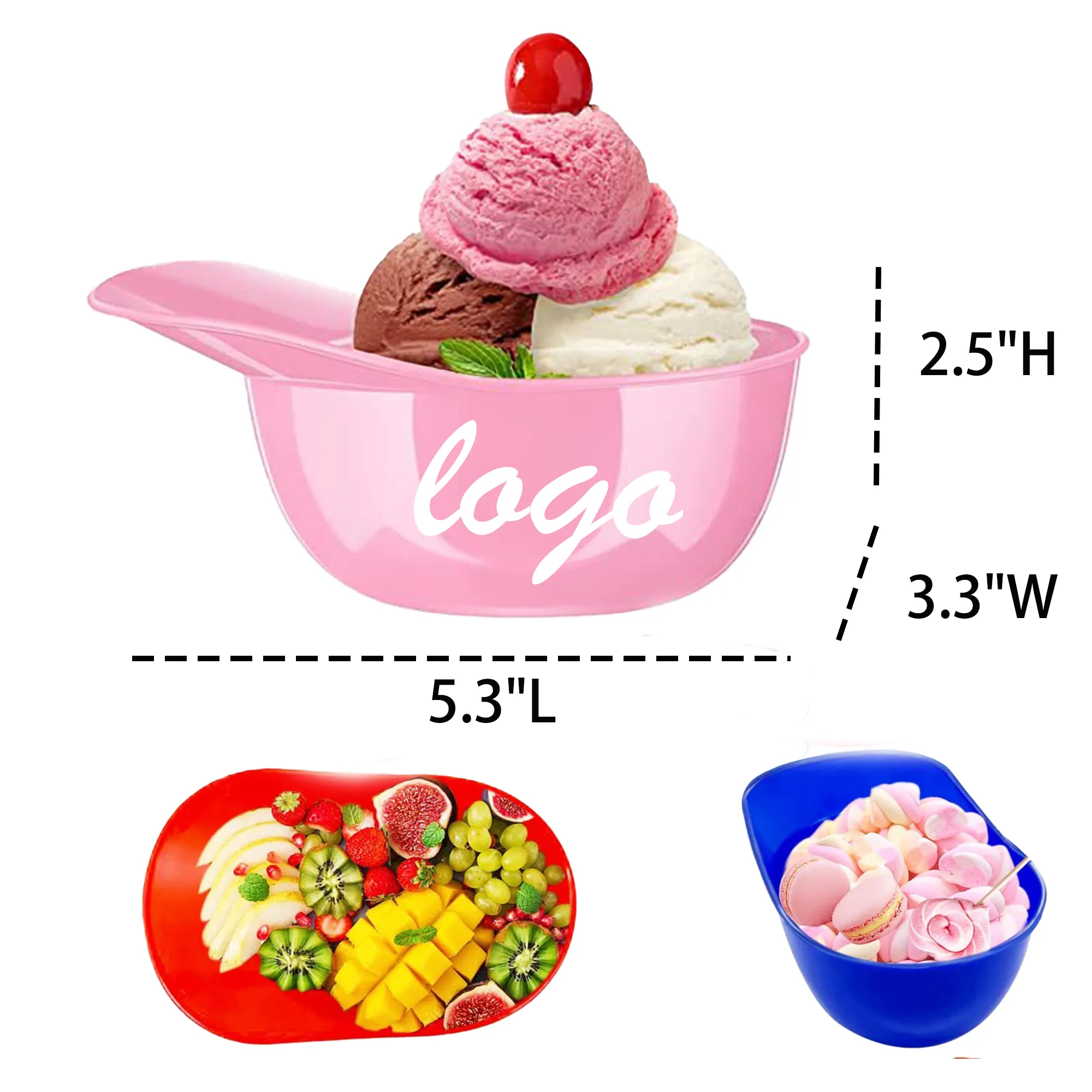 Baseball Helmet Ice Cream Party Treat Bowls 2
