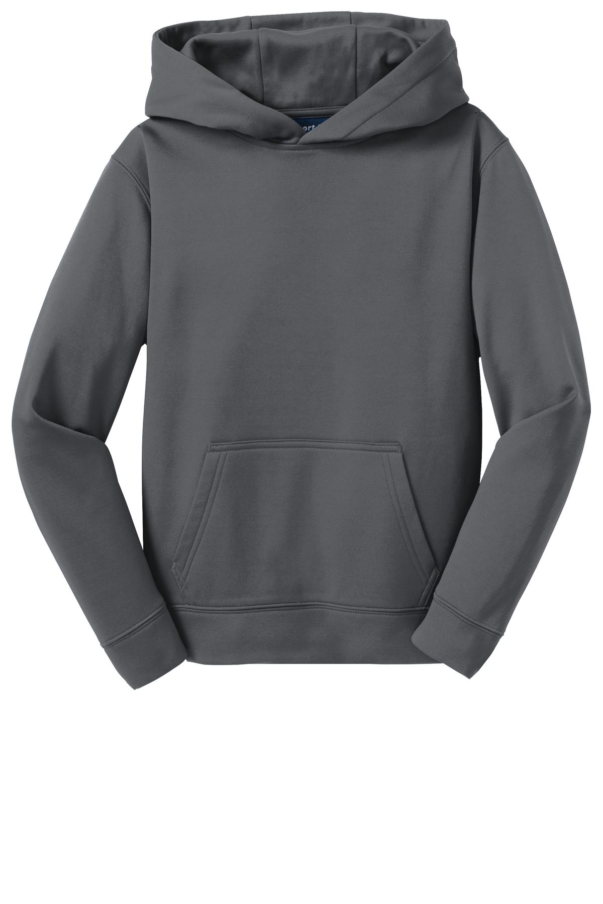 Sport-Tek® Youth Sport-Wick Fleece Hooded Pullover 28