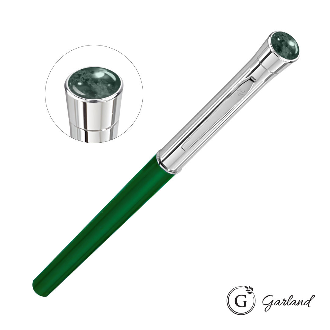 Garland® Monogram Aura Empire Felt Tip Pen - Chrome Accent 2