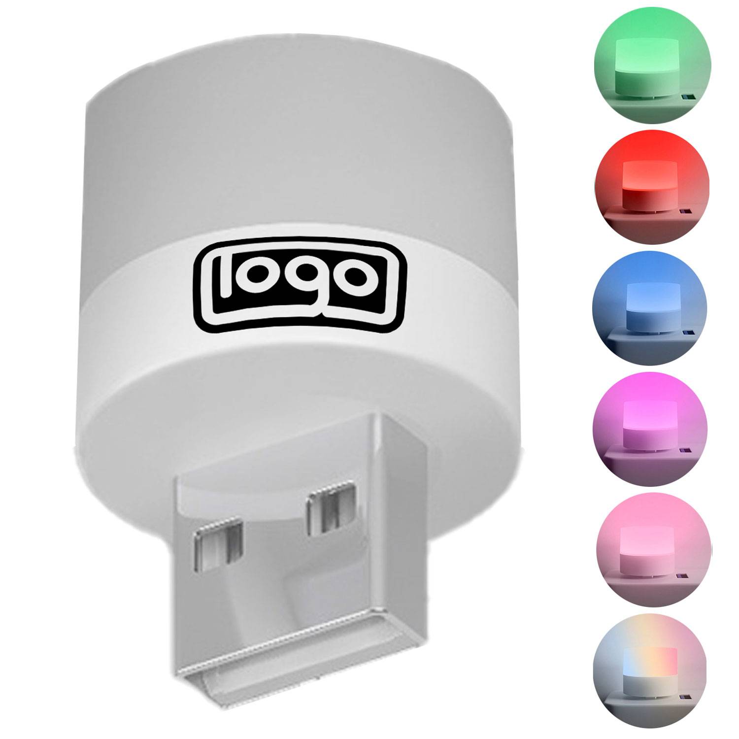 USB Seven Color Night Light 6