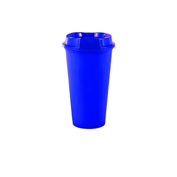 16oz Colorful Plastic Cup - Vibrant Reusable Drinkware 6