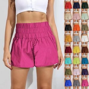 Elastic High Waist Quick Dry Workout Shorts 2
