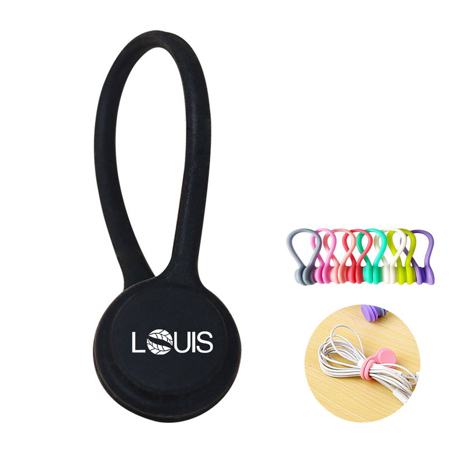 Magnetic Silicone Cable Organizer 3