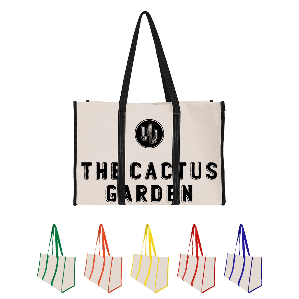 Recycled Canvas Wrap Around Tote Bag 1
