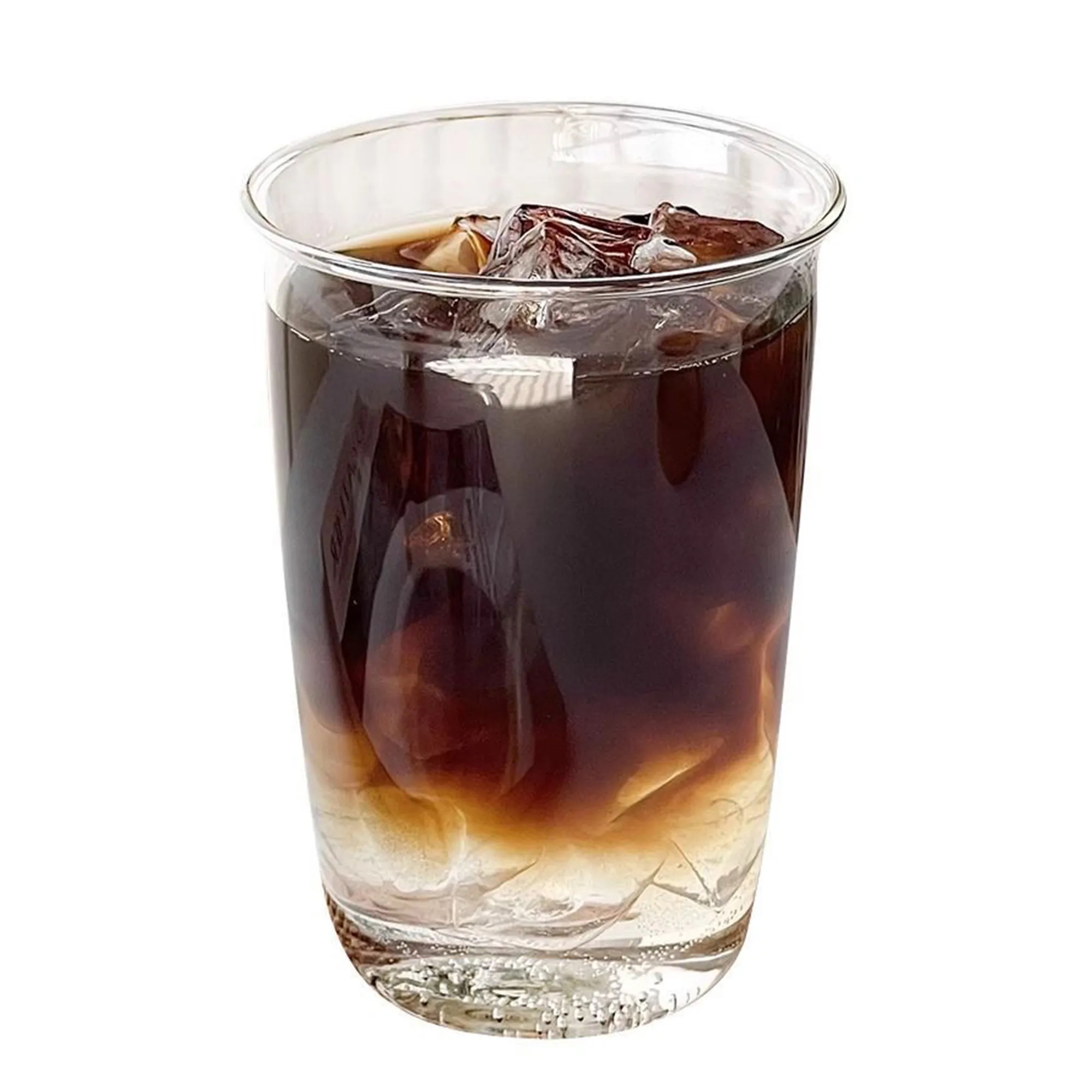 14oz Clear Glass Tumbler for Cold Beverages 5