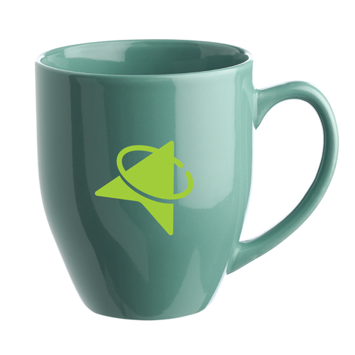 Glossy Bistro Style Ceramic Mug, 16 oz. 13