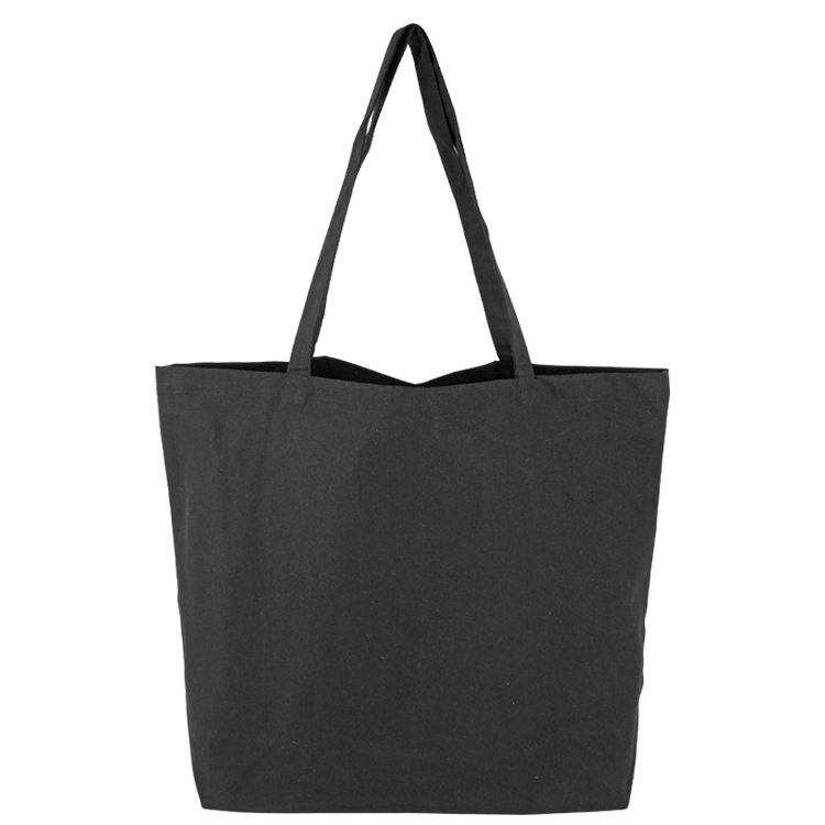 Black Jumbo Cotton Tote 7