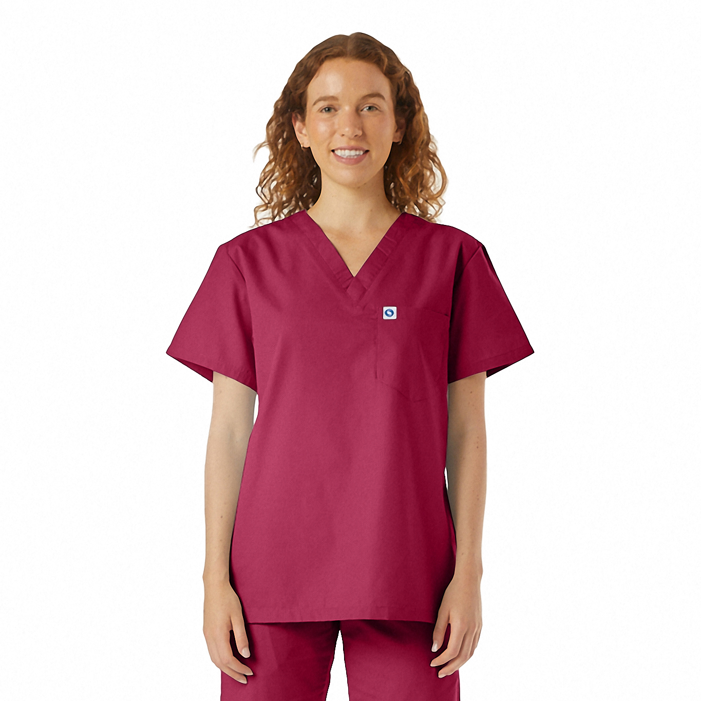 UltraSoft Unisex V-Neck 1-Pocket Scrub Top 10