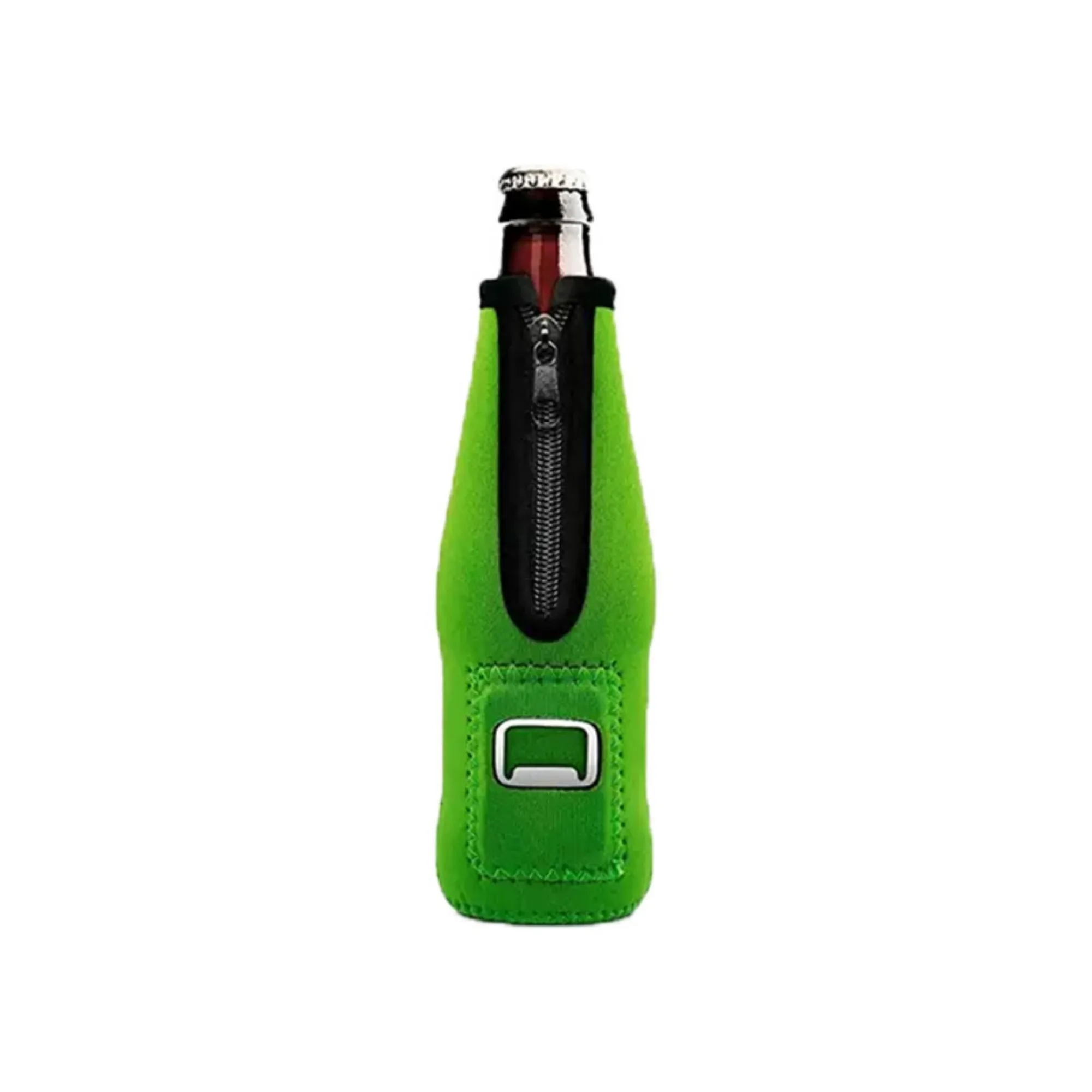 Neoprene Beer Bottle Sleeve With Opener 3