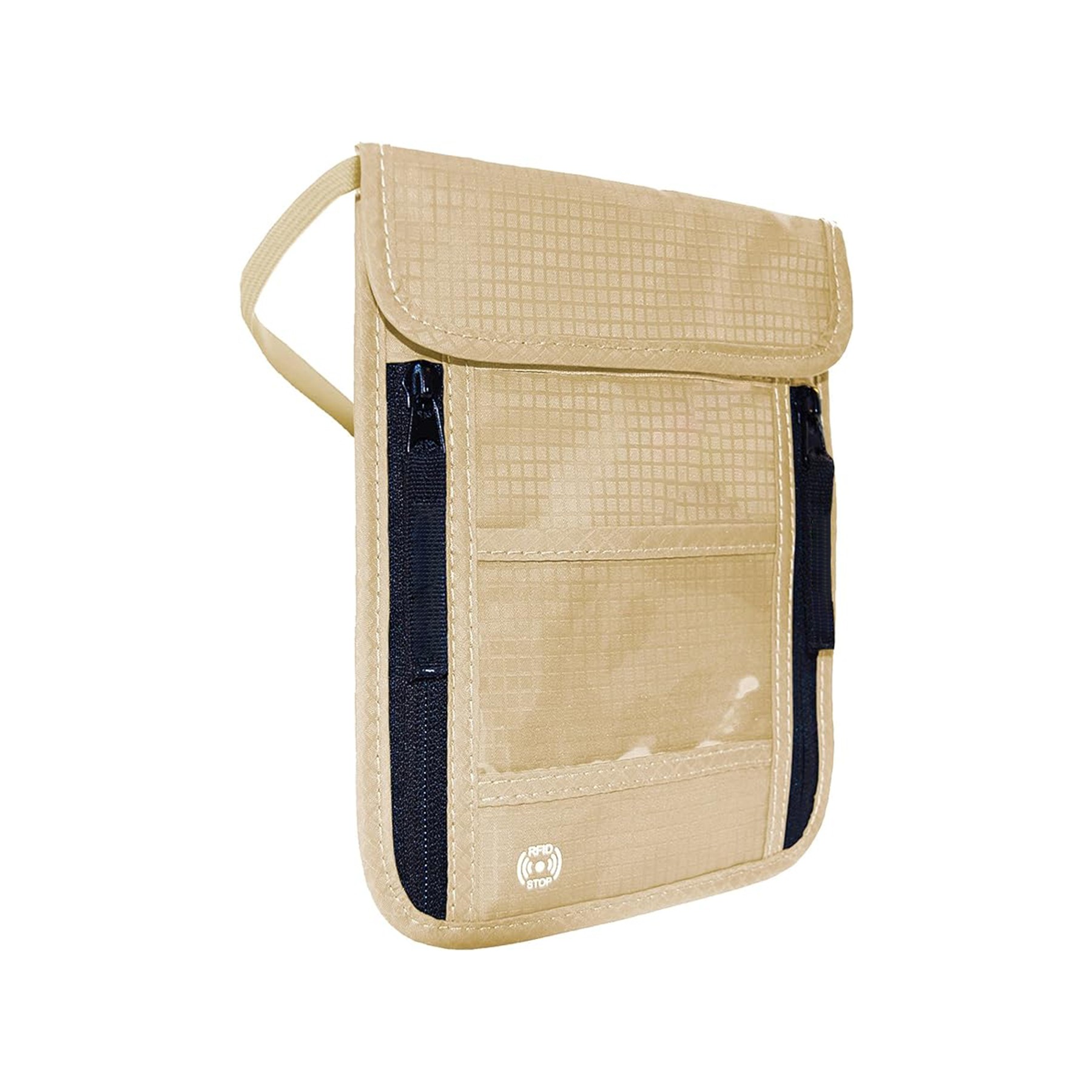 Travel Neck Wallet With RFID Blocking 2
