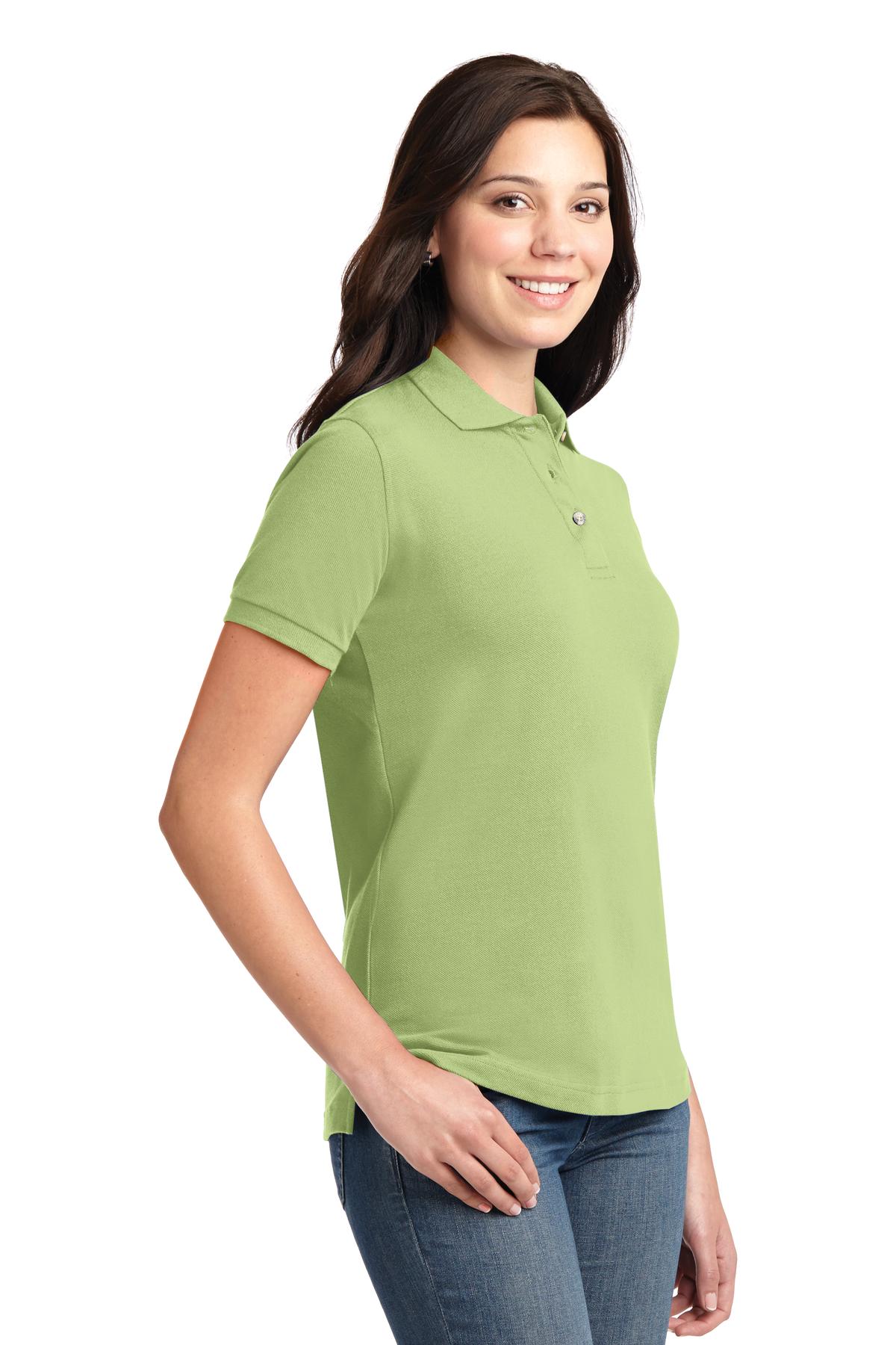 Port Authority Women's Heavyweight Cotton Pique Polo. L420 85