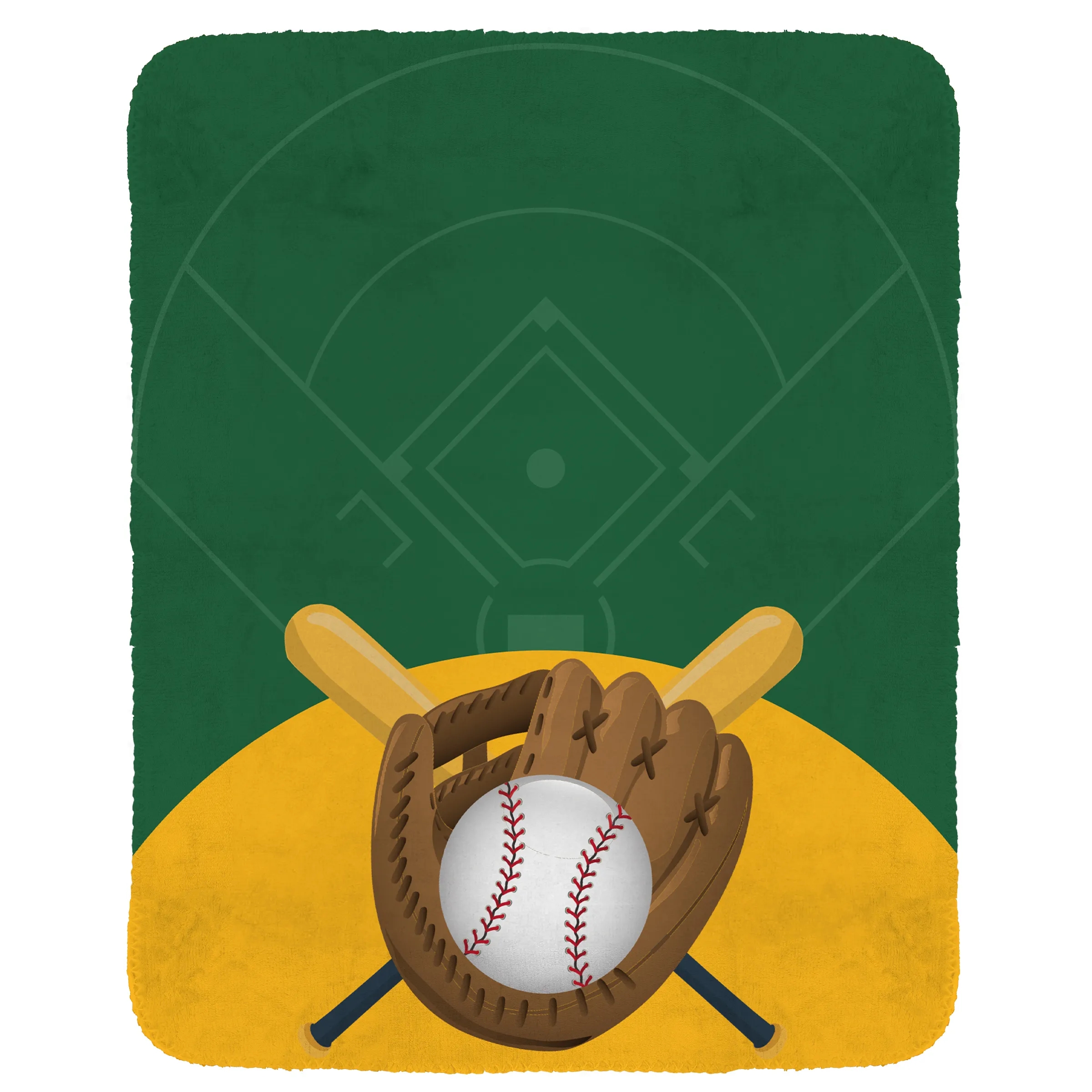 Baseball Velvety Recycled Plush Blanket 7