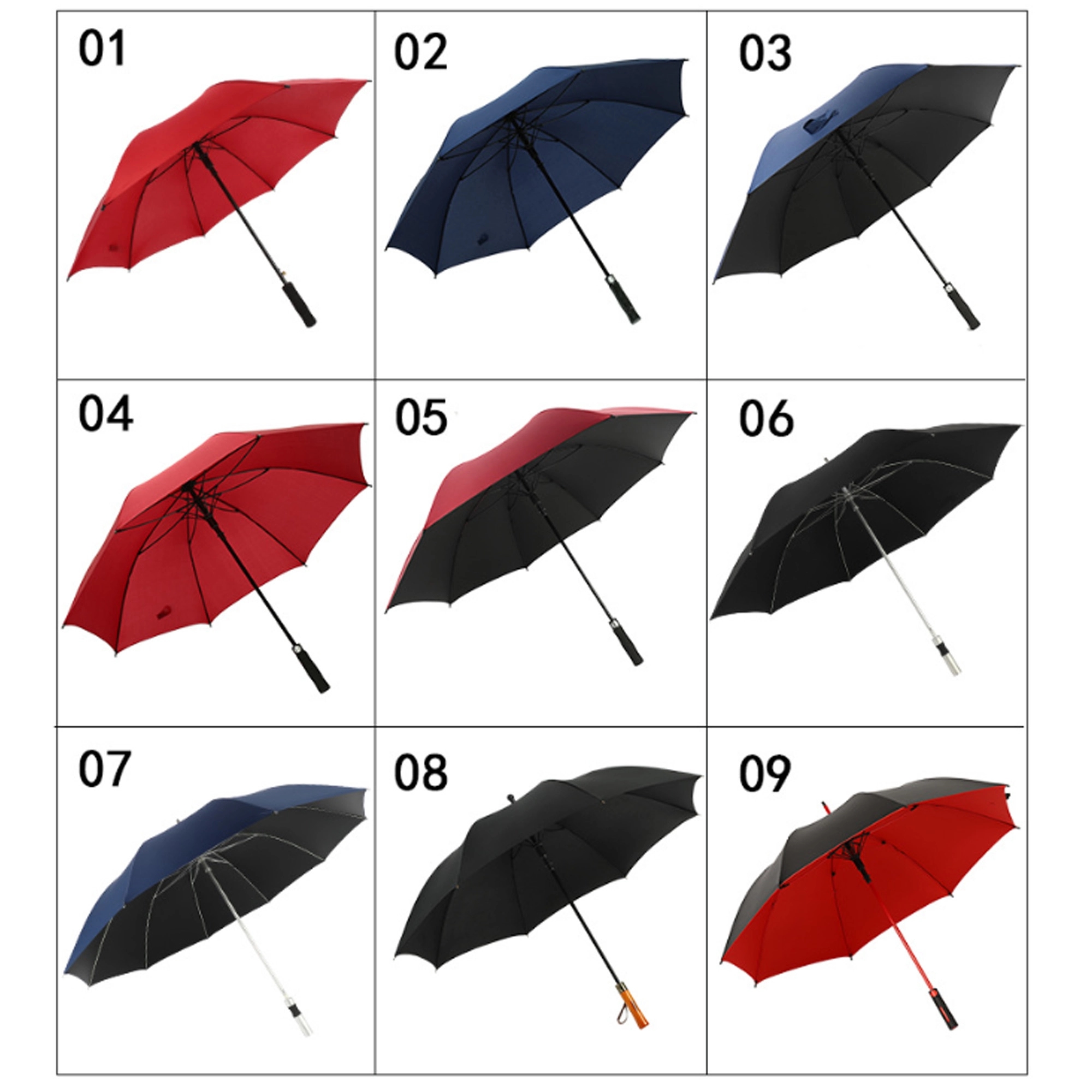 55.2" Automatic Open Golf Umbrella MOQ50pcs 1