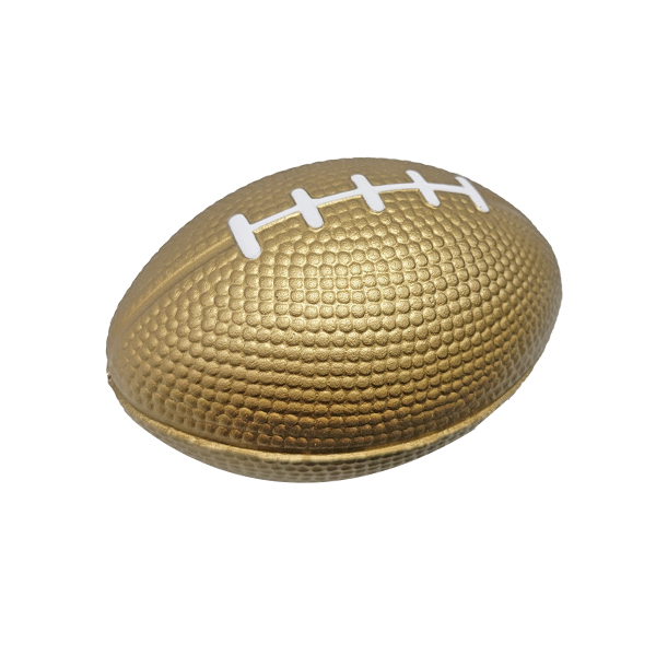 Football Stress Reliever Ball, Semi Soft And Squeezable 9