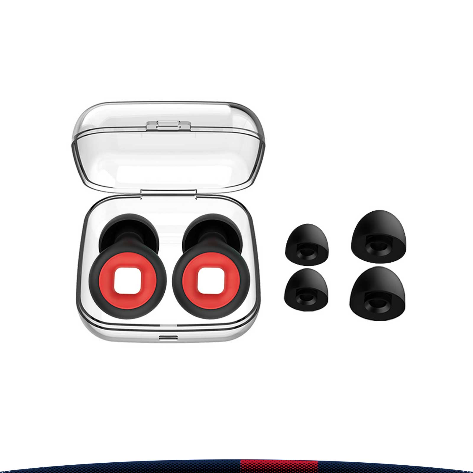 Blaue Silicone Earplugs 5
