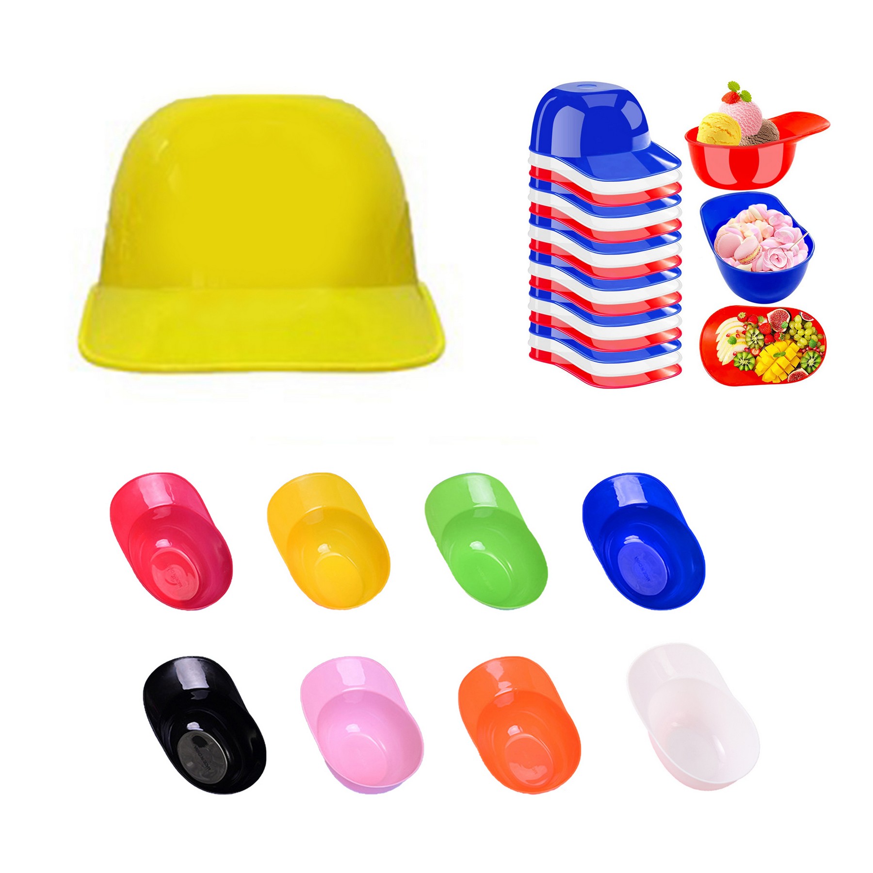 Baseball Helmet Ice Cream Bowl 2